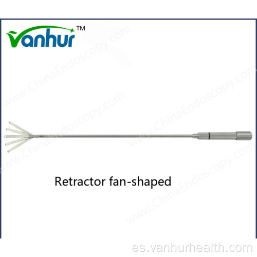 Instrumentos quirúrgicos Retractor laparoscópico en forma de abanico